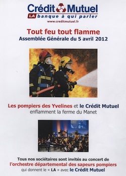 affiche Concert Privé 05 avril 2012