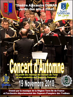 affiche Concert d'automne 2010